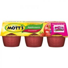 Motts Apple Strawberry Applesauce